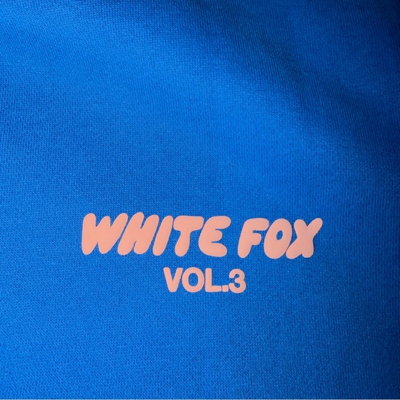 White Fox Blue Hoodie - Picture 4 of 5